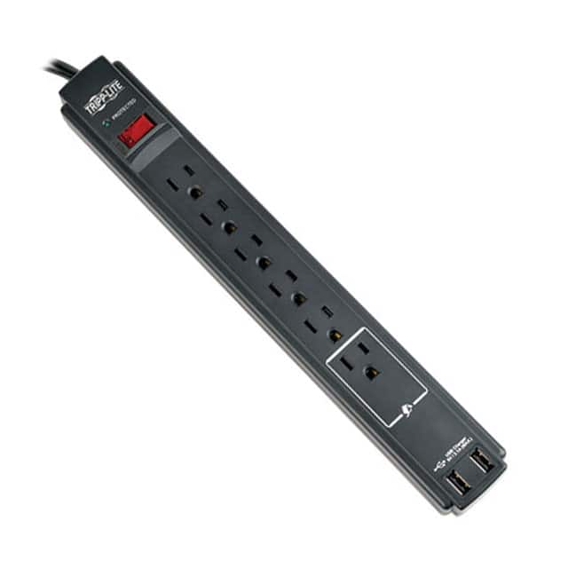 TLP606USBB Tripp Lite                                                                    SURGE PROTECTOR POWER STRIP 6 FT