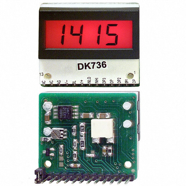 DK726 C-TON Industries                                                                    VOLTMETER 200MVDC LCD PANEL MT