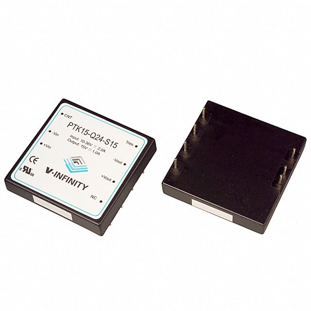 PTK15-Q24-S15 CUI Inc.                                                                    DC/DC CONVERTER 15V 15W