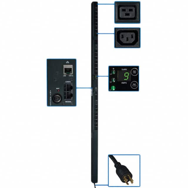 PDU3VSR10L1520 Tripp Lite                                                                    PDU 3-PHASE SWITCHED 208V 5.7KW