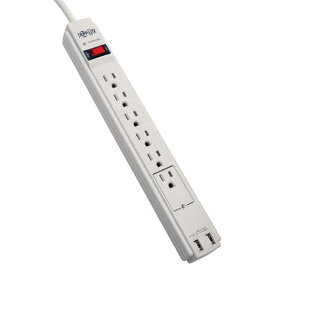 TLP606USB Tripp Lite                                                                    SURGE PROTCT STRIP USB OUTLET 6'