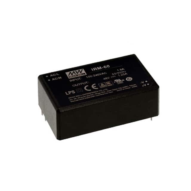 IRM-60-24 Mean Well USA Inc.                                                                    AC/DC CONVERTER 24V 60W