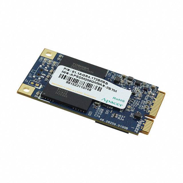 APSDM256GM9AN-2BTM Apacer Memory America                                                                    SSD 256GB MSATA MLC SATAIII 3.3V