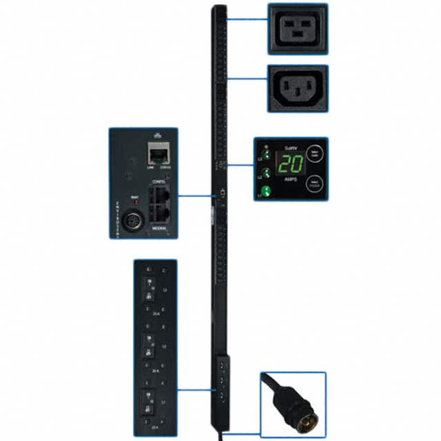 PDU3VN3H50 Tripp Lite                                                                    PDU 3-PHASE MONITORD 208V 12.6KW