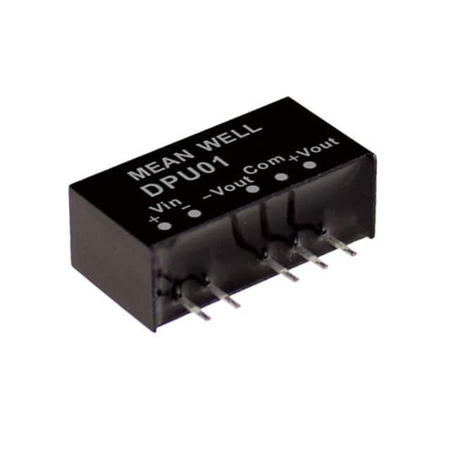 DPU01N-15 Mean Well USA Inc.                                                                    DC DC CONVERTER +/-15V 1W