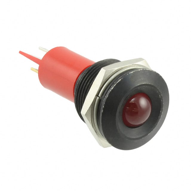 Q19P1BXXR12E APEM Inc.                                                                    INDICATOR 12V 19MM PROMINENT RED