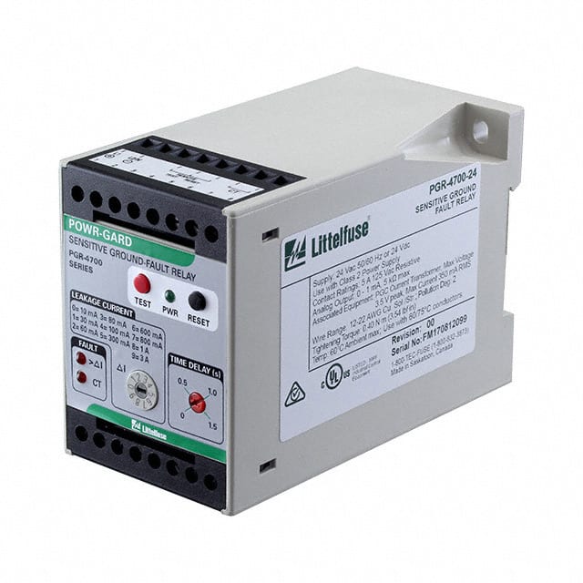 PGR-4700-24 Littelfuse Inc.                                                                    SENS GRND FAULT RELAY 24VDC SUP