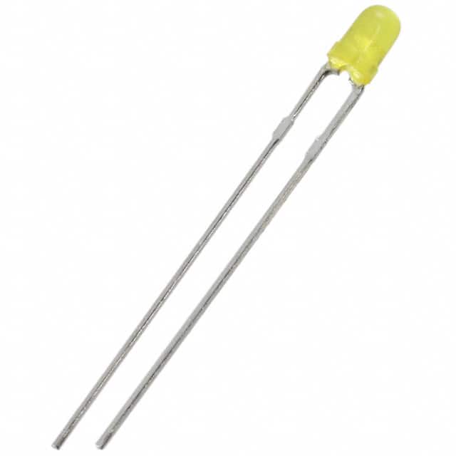 WP937YYD Kingbright                                                                    LED YELLOW DIFF 3MM ROUND T/H