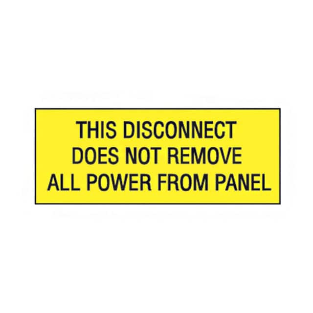 PVS0204C178Y Panduit Corp                                                                    SIGN ELECTRL WARN 4.5