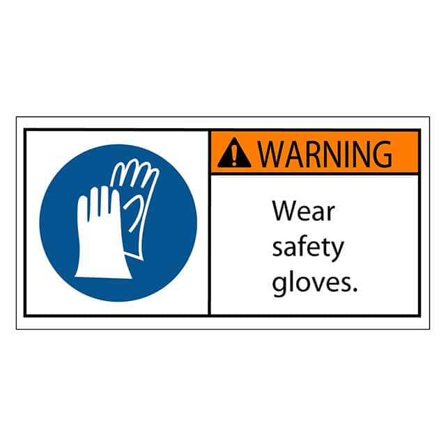 SAFLBL-2X4-021-500/PK 3M (TC)                                                                    SAFETY LABEL - WEAR SAFETY GLOVE