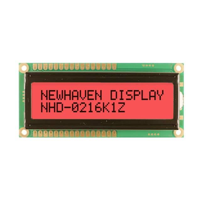 NHD-0216K1Z-FSR-GBW-L Newhaven Display Intl                                                                    LCD MOD CHAR 2X16 RED TRANSFL