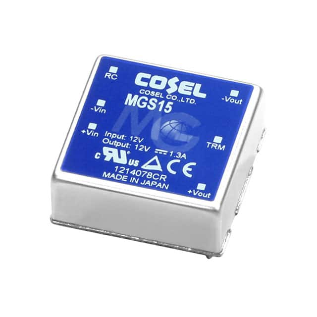 MGS151212 Cosel USA, Inc.                                                                    DC DC CONVERTER 12V