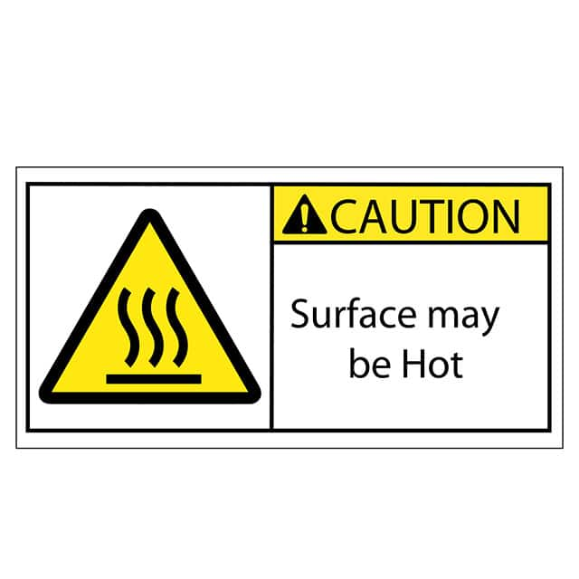 SAFLBL-2X4-048-25/PK 3M (TC)                                                                    SAFETY LABEL - CAUTION - SURFACE