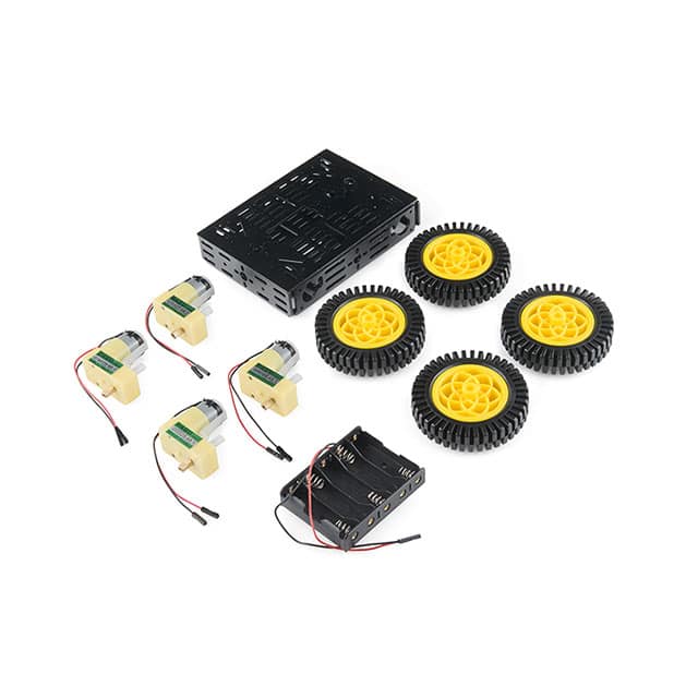 ROB-12090 SparkFun Electronics                                                                    MULTICHASSIS 4WD KIT ATV