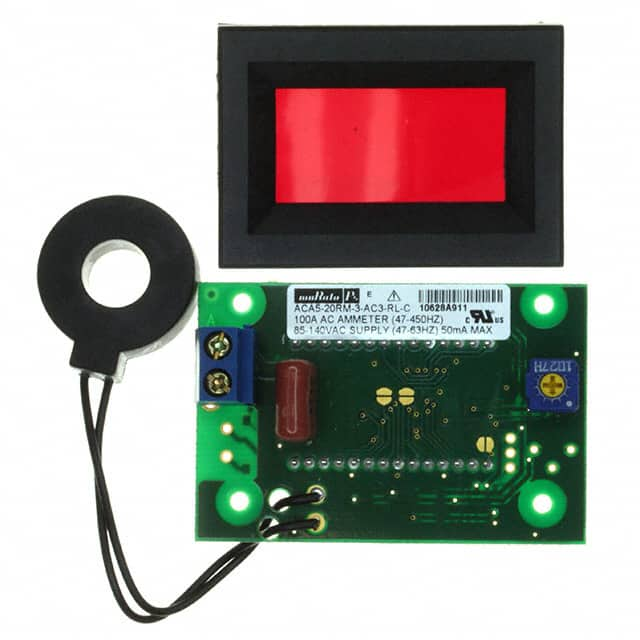 ACA5-20RM-3-AC3-RL-C Murata Power Solutions Inc.                                                                    AMMETER 0-100A LED PANEL MOUNT