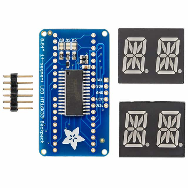 1912 Adafruit Industries LLC                                                                    4CHAR ALPHANUM I2C DISPLAY BLUE