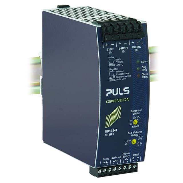 UB10.241 PULS, LP                                                                    DIN RAIL UPS CONTR 24V 3.9-40AH