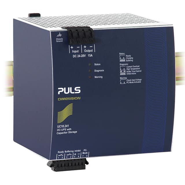 UC10.241 PULS, LP                                                                    DIN RAIL BUFFERMOD 6KWS 24V 15A