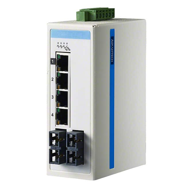 EKI-5524MMI-ST-AE B&B SmartWorx, Inc.                                                                    ETH SW 4PORT 10/100M +2 M.M ST