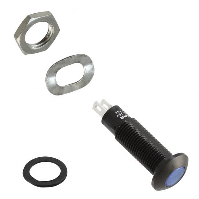 PM5-A7B28V Bivar Inc.                                                                    PANEL MOUNT ASSEM 8.1MM BLUE