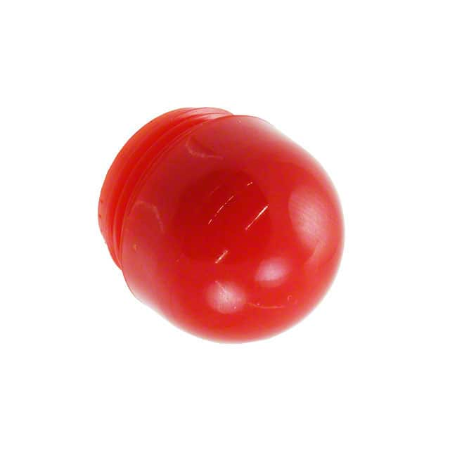 25P-307R Visual Communications Company - VCC                                                                    LENS RED TRANSLUCENT DOME