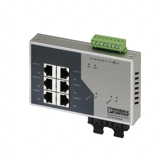 2832933 Phoenix Contact                                                                    ETHERNET SWITCH 6TP RJ45 2FO