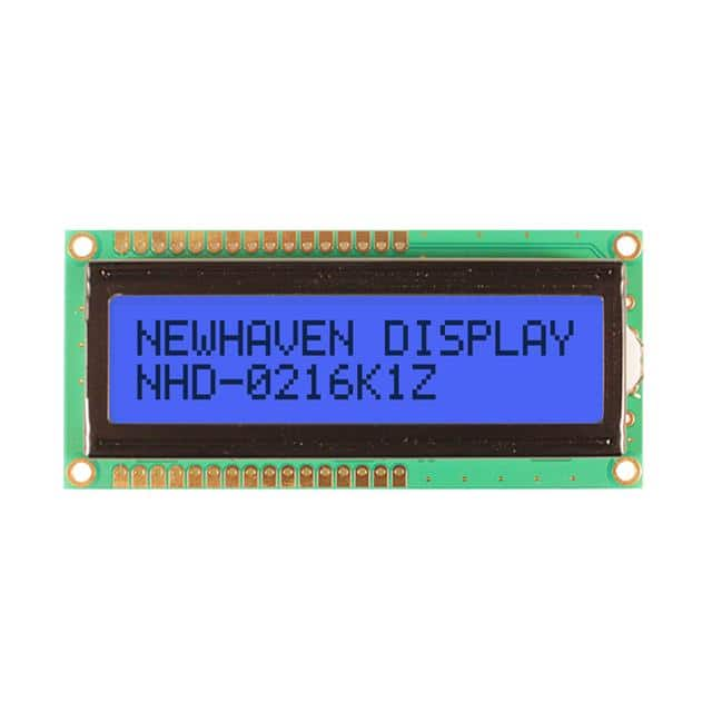 NHD-0216K1Z-FSB-FBW-L Newhaven Display Intl                                                                    LCD MOD CHAR 2X16 BLUE TRANSFL