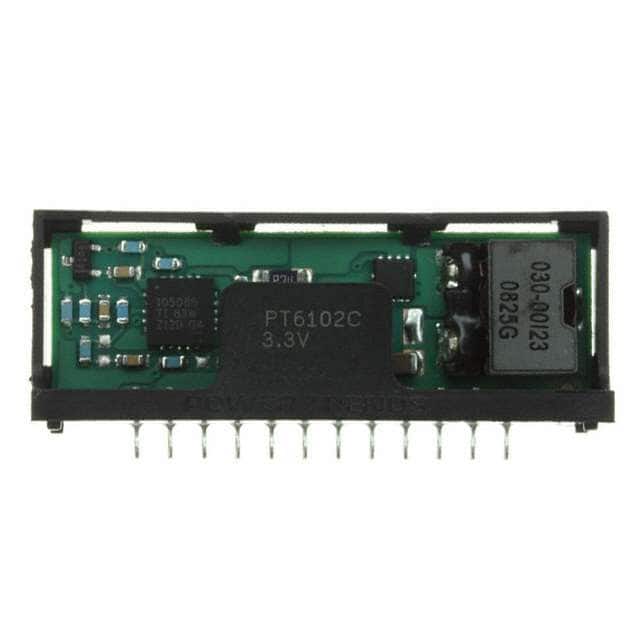 PT6102C Texas Instruments                                                                    REG 3.3V 1A ADJ 3PSIP SMD 12-SIP