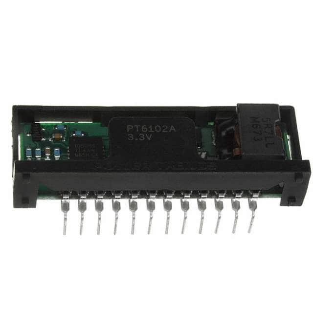 PT6102A Texas Instruments                                                                    REG 3.3V 1A ADJ 3PSIP HRZ 12-SIP