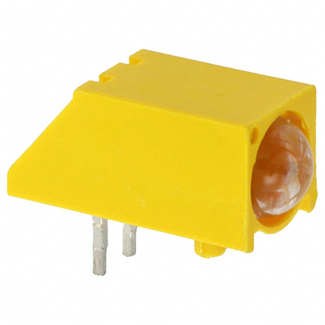 5501610806F Dialight                                                                    LED CBI 5MM YELLOW TINTED