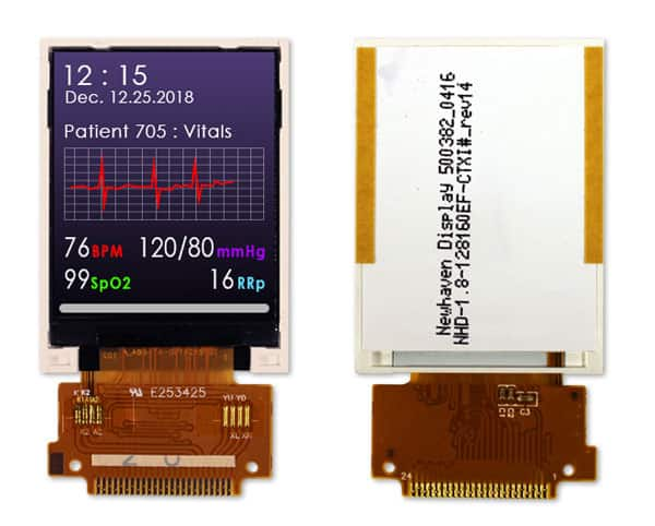 NHD-1.8-128160EF-CTXI# Newhaven Display Intl                                                                    DISPLAY LCD TFT 24PIN