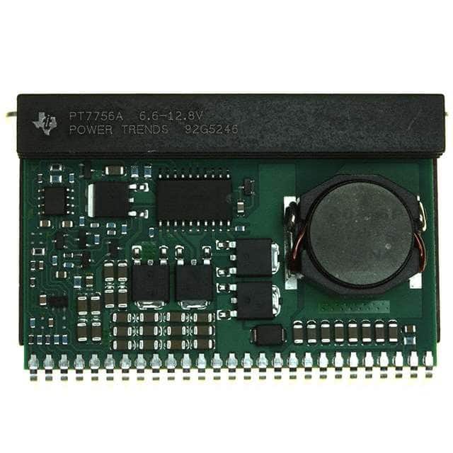 PT7756A Texas Instruments                                                                    REG 6.6-12.8VOUT 15A 24VIN HORZ
