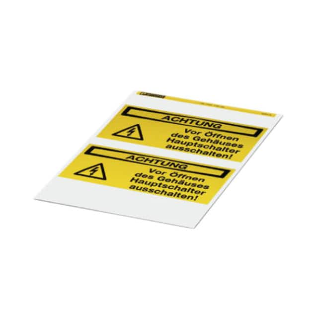 0830476 Phoenix Contact                                                                    LABEL ELECTRL WARN 7.87