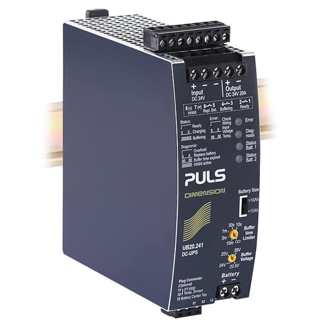 UB20.241 PULS, LP                                                                    DIN RAIL UPS CONT 24V 3.9-150AH