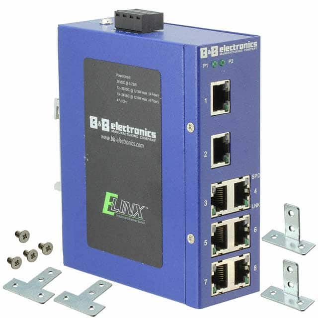 BB-ESW208-T B&B SmartWorx, Inc.                                                                    ETN UNMANGED SWITCH 8 PORT 10/10