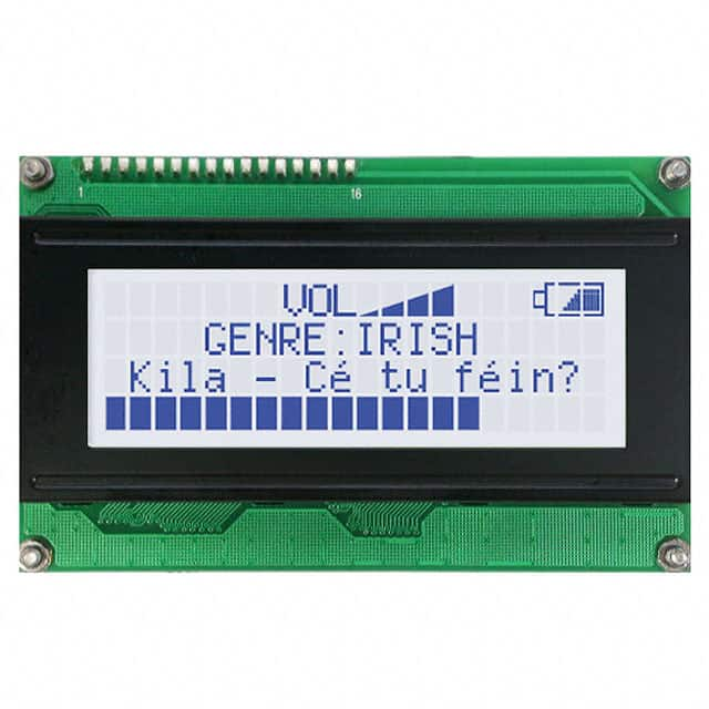 LK204-25-GW-VPT Matrix Orbital                                                                    LCD ALPHA/NUM DISPL 20X4 WHT BLU