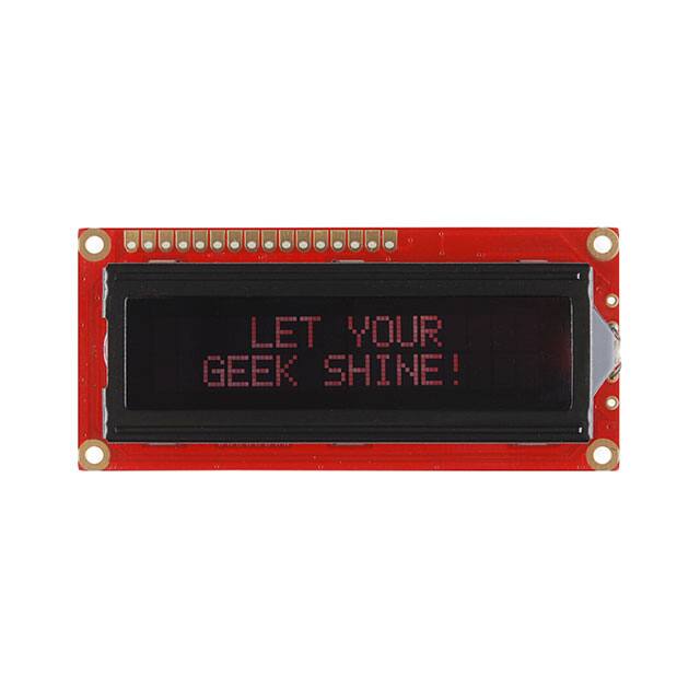 LCD-09068 SparkFun Electronics                                                                    LCD SERIAL ENAB 16X2 BK ON GN