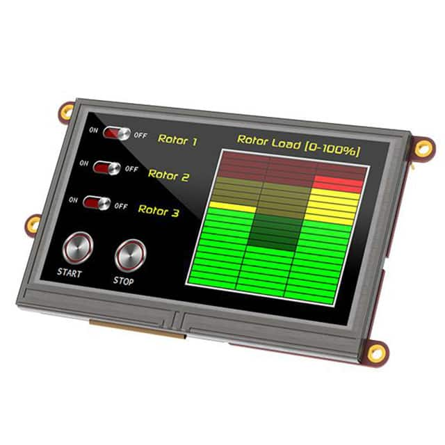 ULCD-43D 4D Systems Pty Ltd                                                                    MOD LCD 4.3