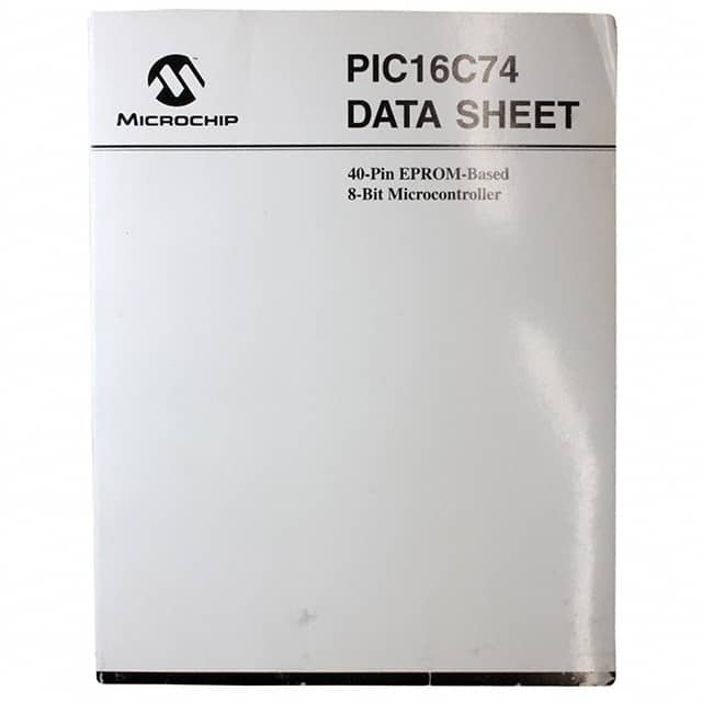 30337A Microchip Technology                                                                    IC PRODUCT SPEC DATA SHEET 16C74