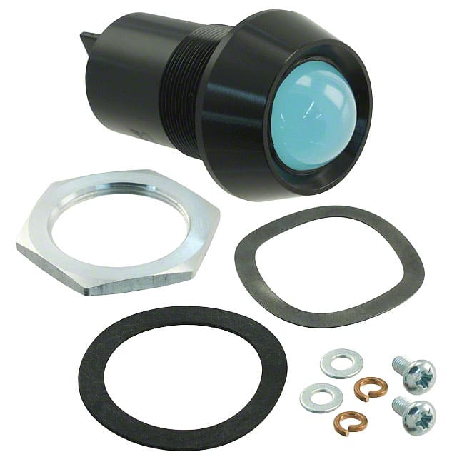PM5-A20B24V Bivar Inc.                                                                    PANEL MOUNT ASSEM 25.4MM BLUE