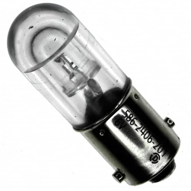 5862406201F Dialight                                                                    BASED LED T3 1/4 WHT 6V NONPOL