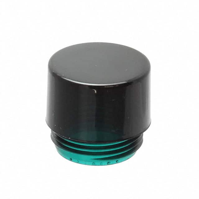 25P-606G Visual Communications Company - VCC                                                                    LENS GREEN TRANPARENT CYLINDER