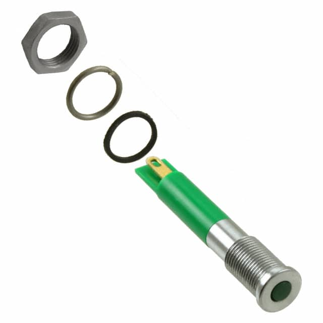 Q6F1CXXG12E APEM Inc.                                                                    INDICATOR 12V 6MM FLUSH GREEN