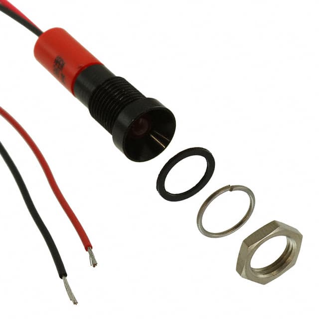 Q8R3BXXR24E APEM Inc.                                                                    LED PM INDICATOR RECESSED RED