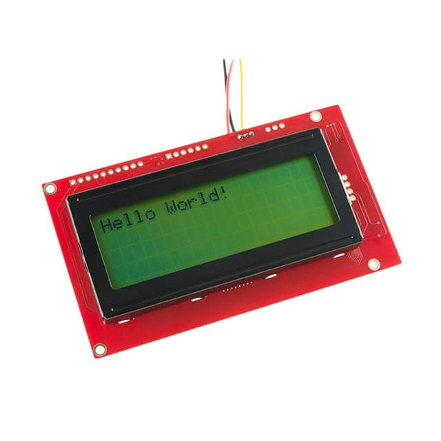 LCD-09568 SparkFun Electronics                                                                    SERIAL ENABLED 20X4 LCD BK ON GN