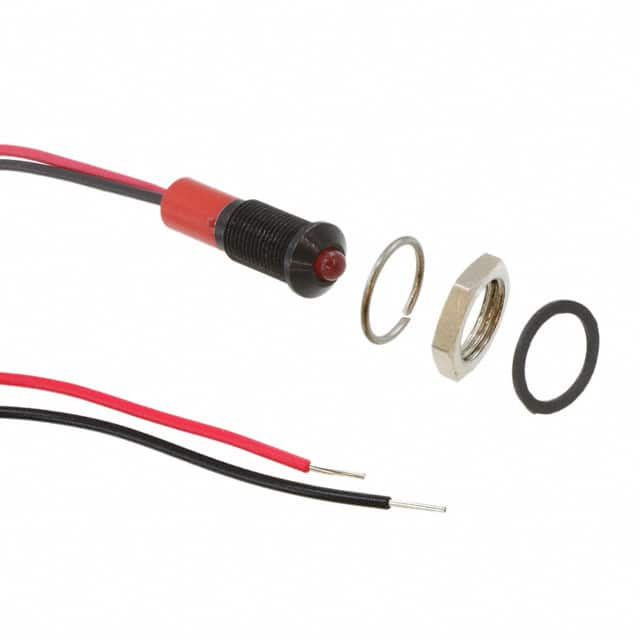 Q6P3BXXR24E APEM Inc.                                                                    LED PANEL MOUNT INDICATOR RED