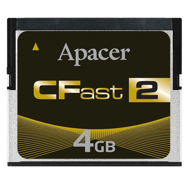 APCFA004GACAD-AT Apacer Memory America                                                                    MEMORY CARD CFAST 4GB SLC