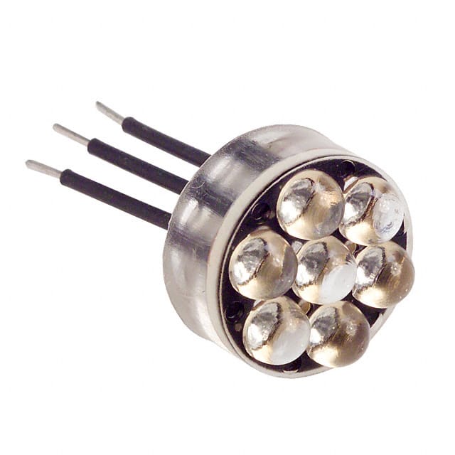 SSP-LXC0673S7A Lumex Opto/Components Inc.                                                                    LED 17MM RND 7LED-CLUSTER SUPYEL