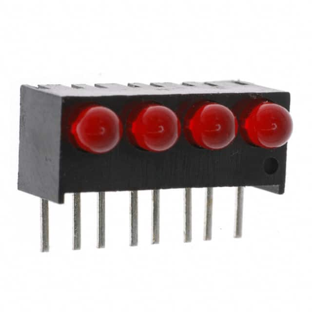 5510407004F Dialight                                                                    LED 3MM QUAD HI EFF RED PC MNT