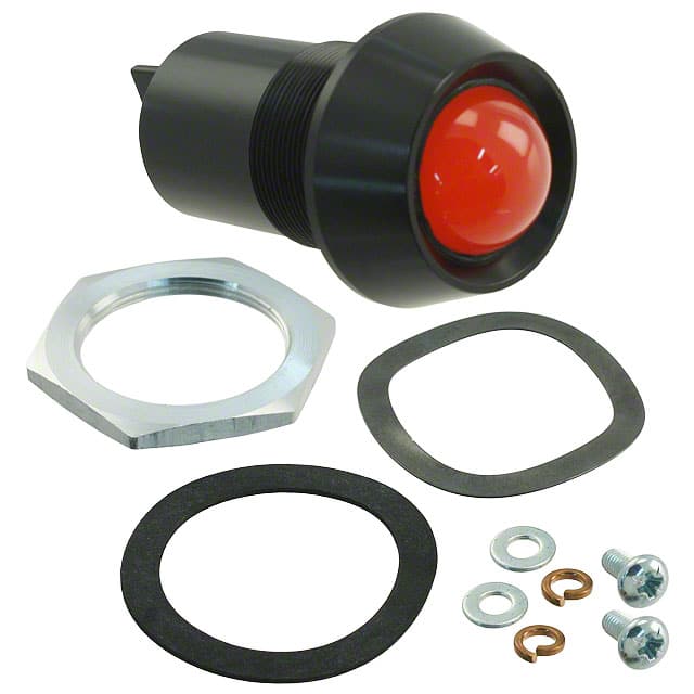 PM5-A20R24V Bivar Inc.                                                                    PANEL MOUNT ASSEM 25.4MM RED